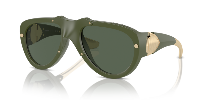 NEW BURBERRY SUNGLASSES BURGUNDY UNISEX BE4433U 4140/75 BURBERRY BE4433U 414075 BURBERRY BE4433U 414075 Sunglasses Burgundy Frame Dark  main image 4