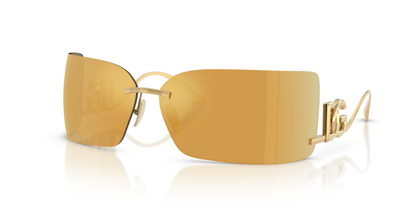 【DOLCE&GABBANA】 ゴールドフレーム サングラス Dolce & Gabbana DG2319 Sunglasses | Select Eyewear