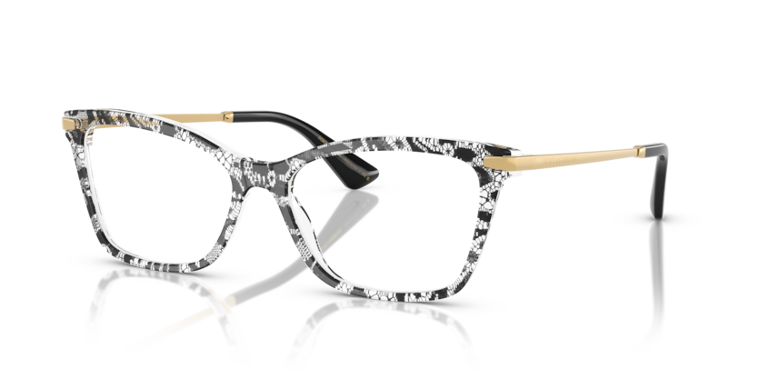 DOLCE & GABBANA 長方形フレムメカネ DG3393 3372 Dolce & Gabbana DG3393 Eyeglasses | Select Eyewear