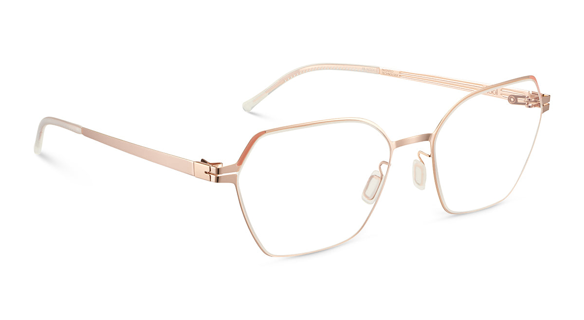 Altair A5037 601 Rose Gold Purple Semi Rimless Eyeglasses Frame 54-18-140 Altair Evolution Eyeglasses A5044 (601) Rose 54/16 140 03/18  main image 2
