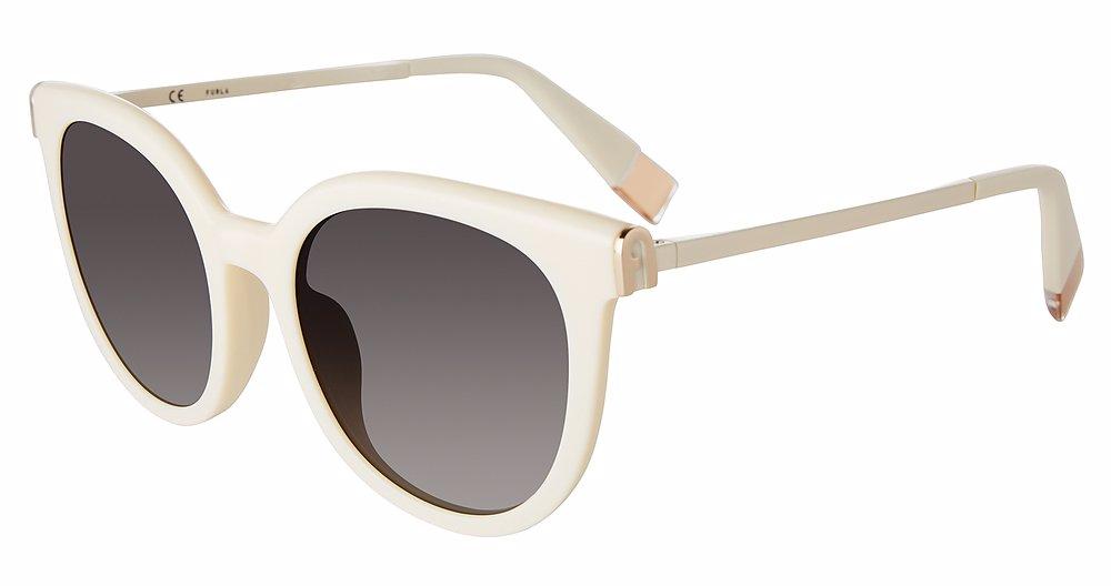 Furla Sunglasses SFU625-700-52 New with tags Furla SFU625-09FF Cat Eye Sunglasses in Cream White Gold  main image 2