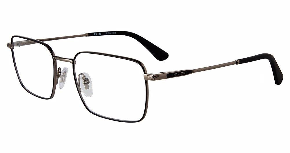 police goggles for men Police VPLG69 Mens Eyeglasses, Black 0508