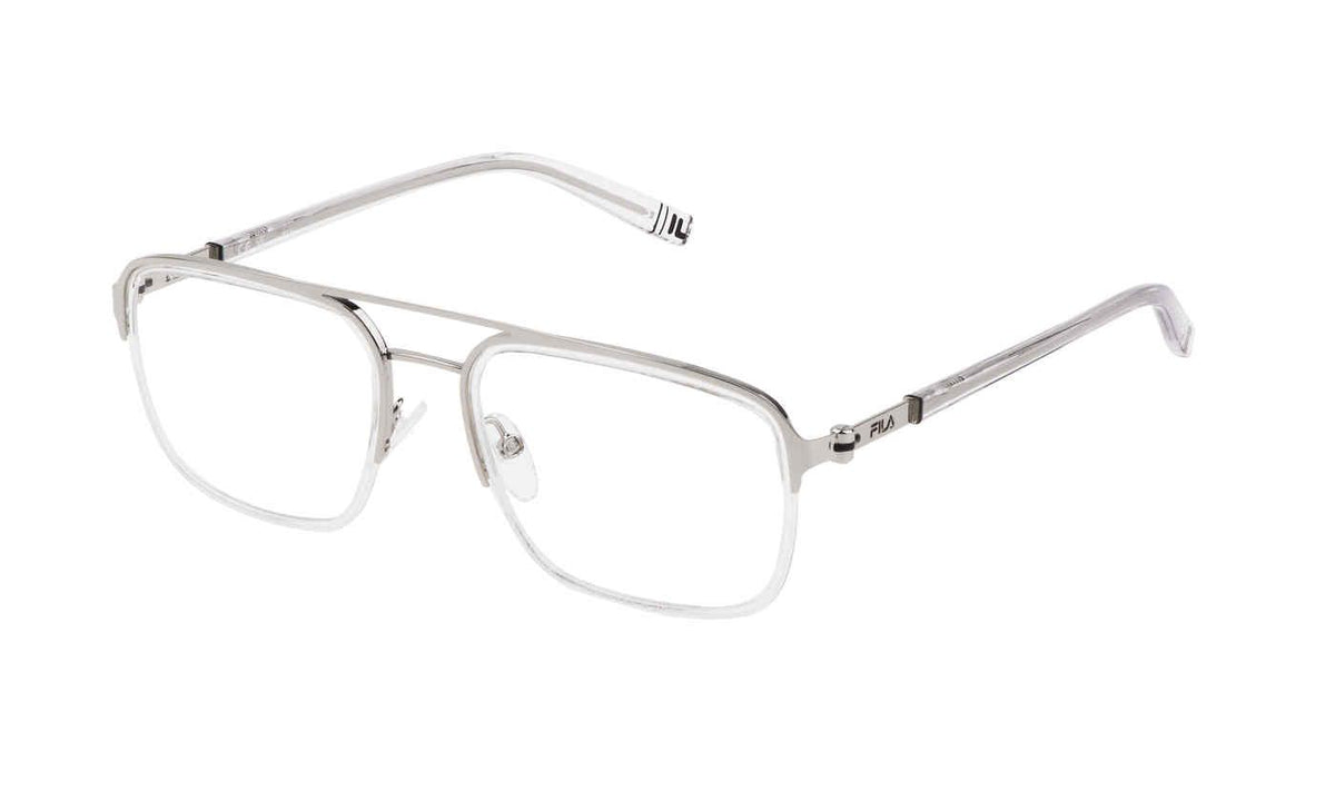 Fila Gray Stainless Steel Glasses  (Frames) Fila Sunglasses VFI 205 0991 Blue at Amazon Men main image 3