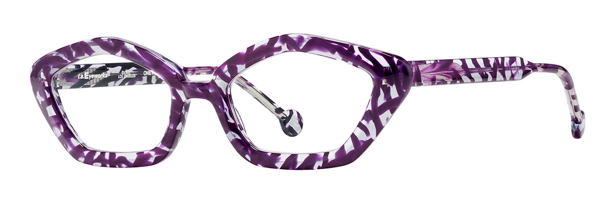 L.A. Eyeworks Basie Purple Glasses L.A. Eyeworks Gibbous / FRAMED EWE – FRAMED EWE Optical main image 2