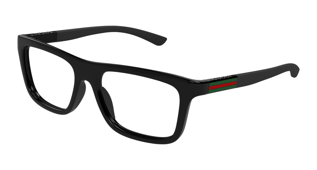 Gucci GG1737O Eyeglasses Havana Green Acetate Gucci GG1737O 004 Havana Green Rectangular Glasses - eye-oo.com main image 3