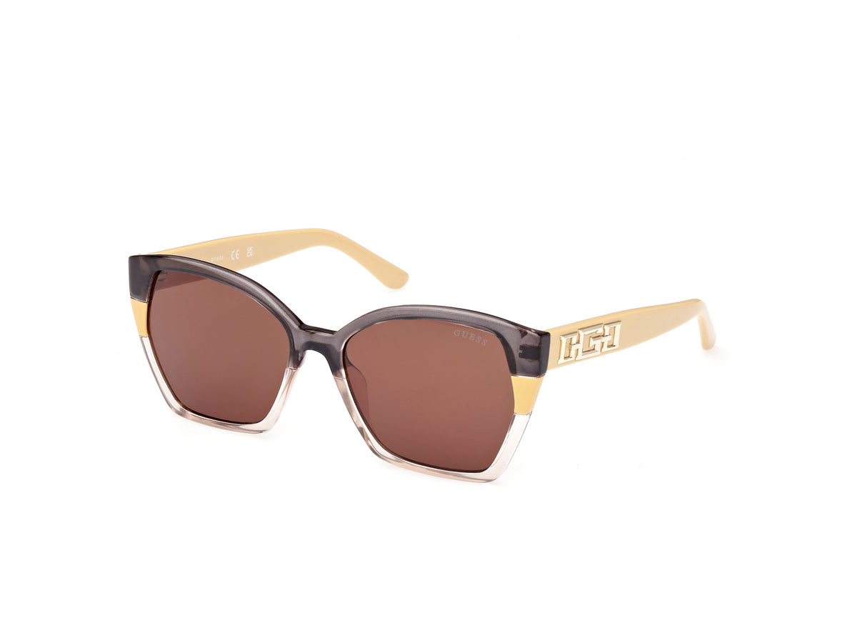 Guess Sunglasses ?✨ Guess Cat Eye Sunglasses Black Frame Black Glitter With Gray  main image 3