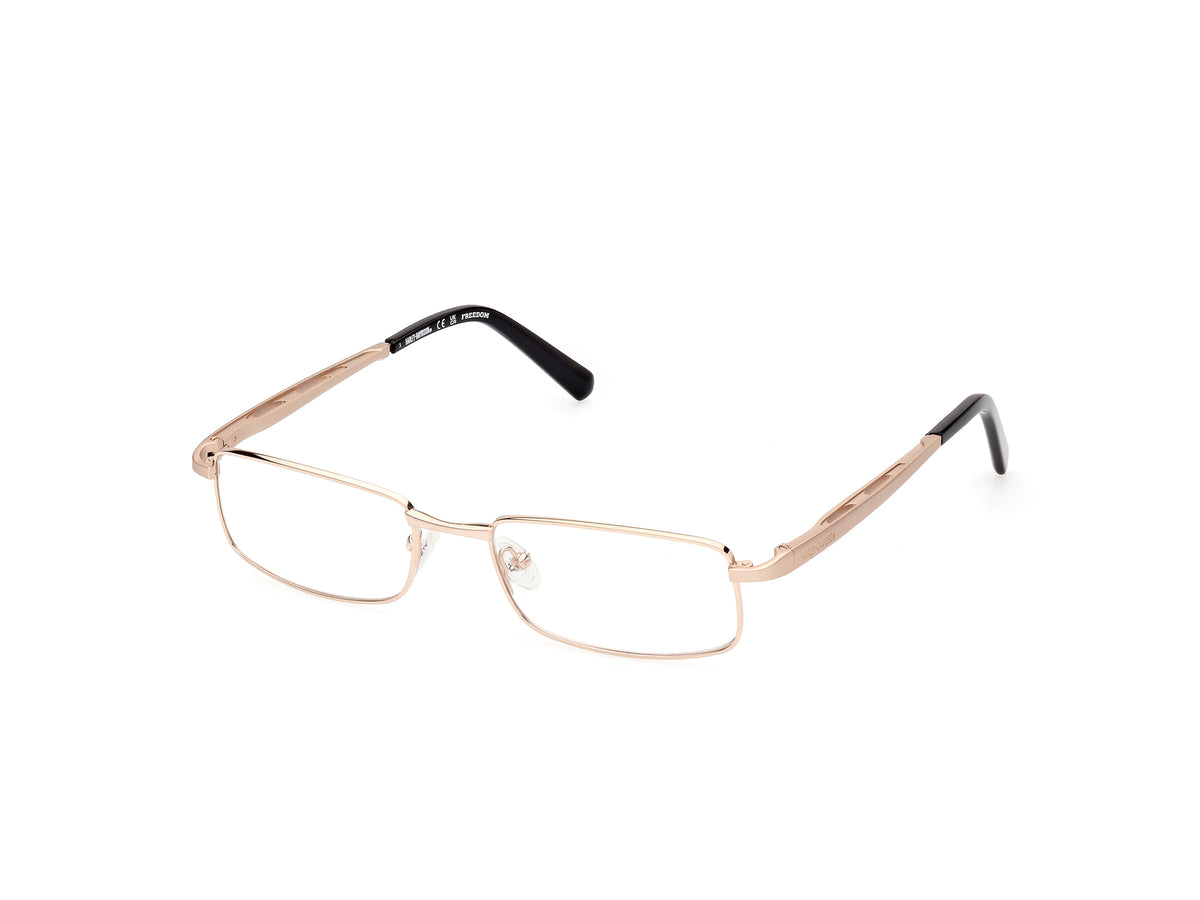 NEW Harley Davidson Shiny Rose Gold stainless Steel Eye Glasses Contactsexpress.ca -- Harley Davidson HD50118 main image 2