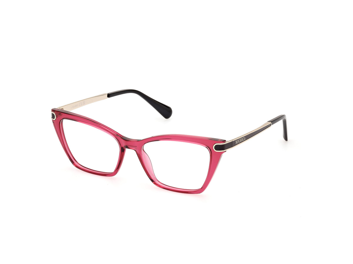 Max & Co. Fuchsia Sunglasses with Red Case Fortuna Cat-Eye Sunglasses in Burgundy & Red Lens | J. Goldin main image 4