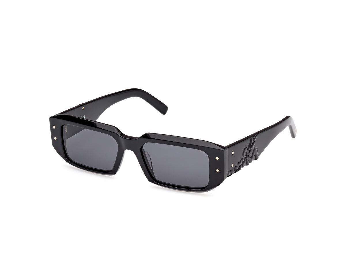 ?️MCM 115SK 001 Round Black Sunglasses 53-20-140 Authentic MW0015_01A_01.jpg?v=1748981549  main image 2