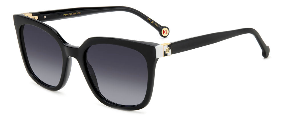 Carolina Herrera Women’s Sunglasses – SHE646 0D25 (53/17/140) – Brand New Carolina Herrera Designer Sunglasses SHE646-0D25 in Blue  main image 3