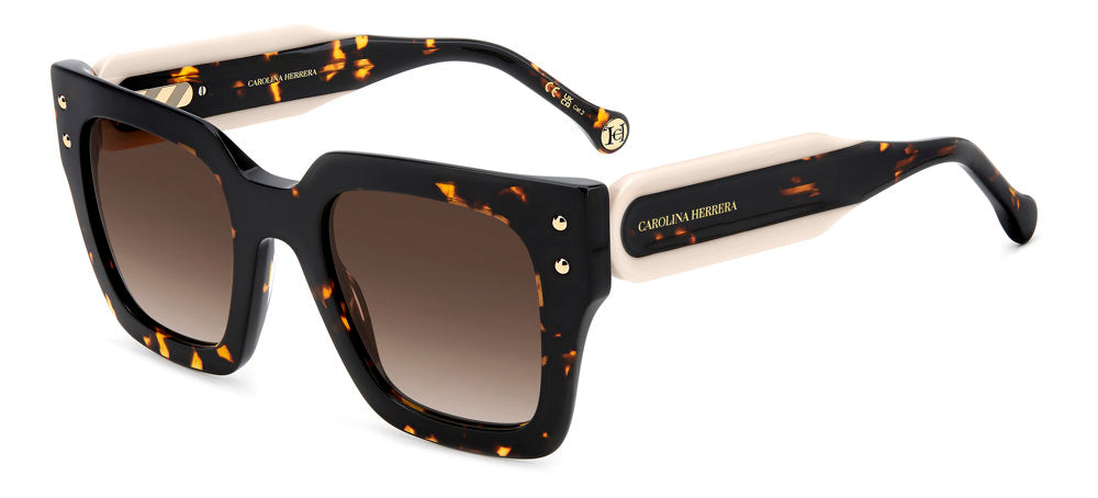 •Carolina Herrera HER0255/S Square Acetate Sunglasses NEW Sunglasses Carolina Herrera Her 0255/S 207591 807 9O 207591  main image 4