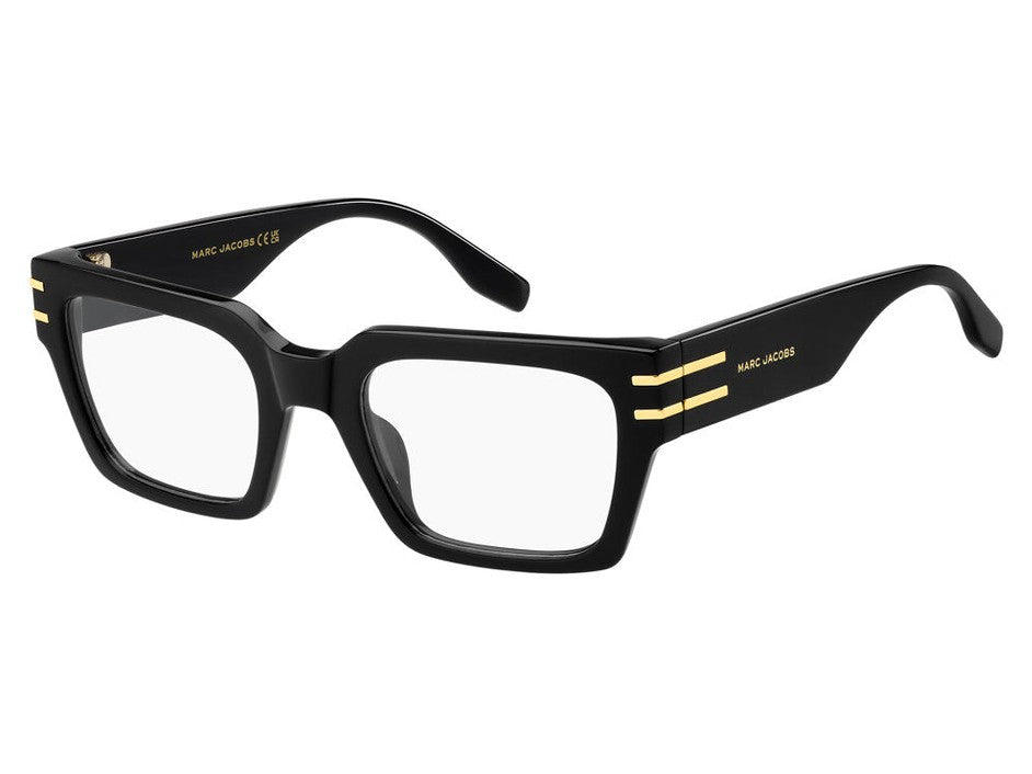 New Marc Jacobs black rectangle eye glasses. Marc Jacobs MJ 1097 807 Optical Frame Black - eye-oo.com main image 4