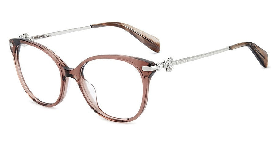 Kate Spade Eyeglasses Frame DARIELA 0UC Matte Red Havana Gold Cat Eye with case Kate Spade Calley 0HT8 00 Women main image 3