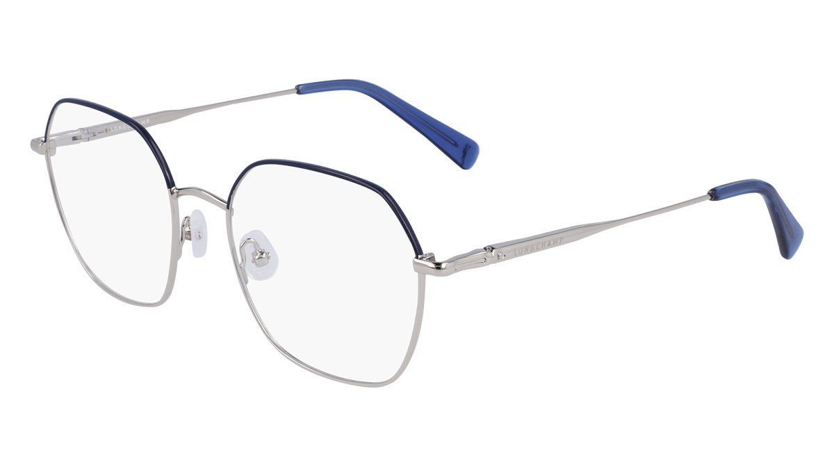 Longchamp RX Translucent Blue Rectangular Optical Glasses Amazon.com: Longchamp Eyeglasses LO 2647 429 Petrol/Brick  main image 3