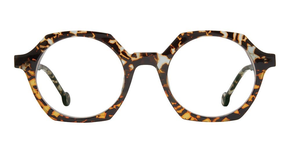 L.A. Eyeworks QUINTO Tenzin Tortoise Eyeglass
