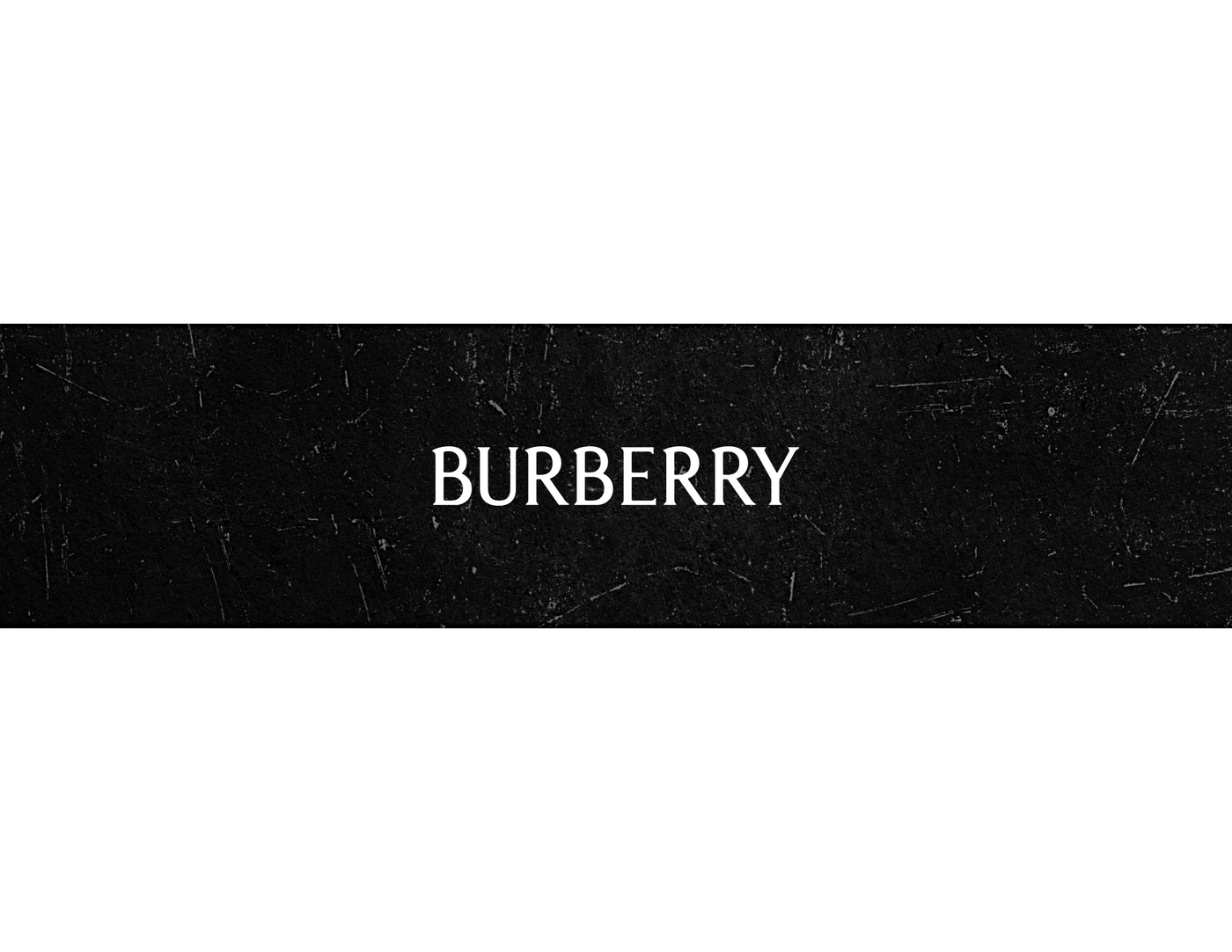 Burberry font best sale