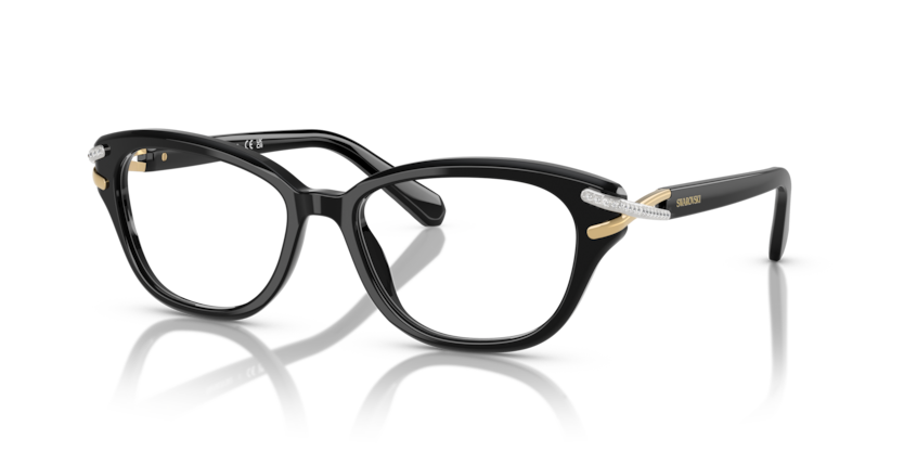 つー SWAROVSKI サングラス SK2032F 1001 54ロ17 Swarovski SK2032 Eyeglasses | Select Eyewear