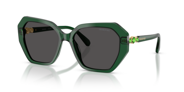 【超美品】Swarovski By Shourouk Green ブローチ 0SK6017__104587__P21__shad__qt
