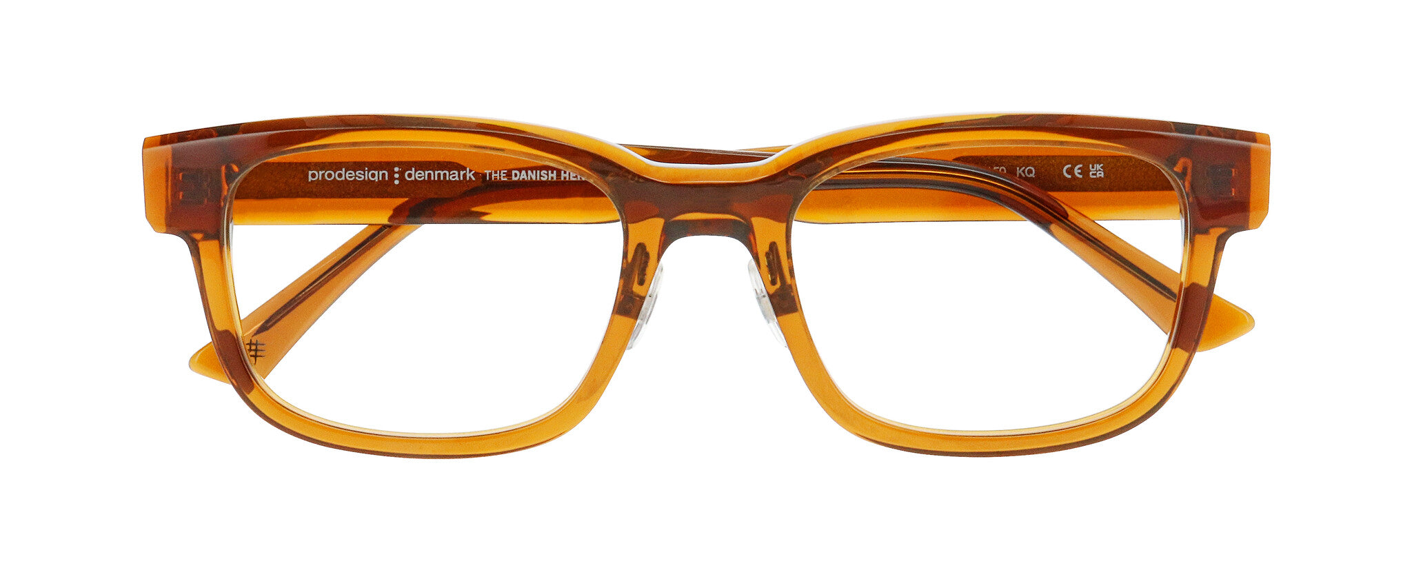 prodesign:denmark ブラウンフレーム メガネ ProDesign Denmark CUT 6 Eyeglasses | Select Eyewear