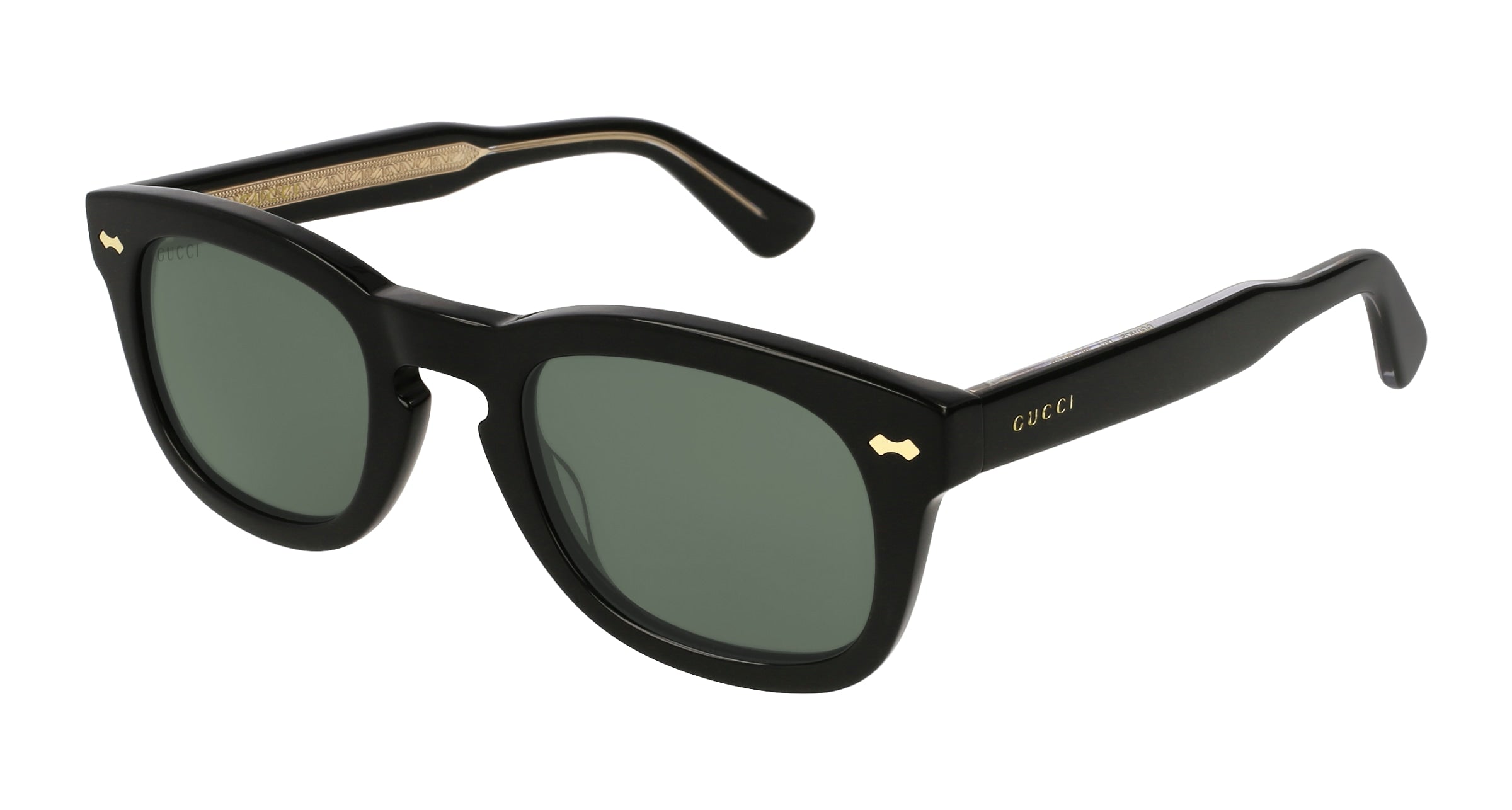 GUCCI グッチ　サングラス　ブラック　GG0182S Gucci GG0182S Sunglasses | Select Eyewear