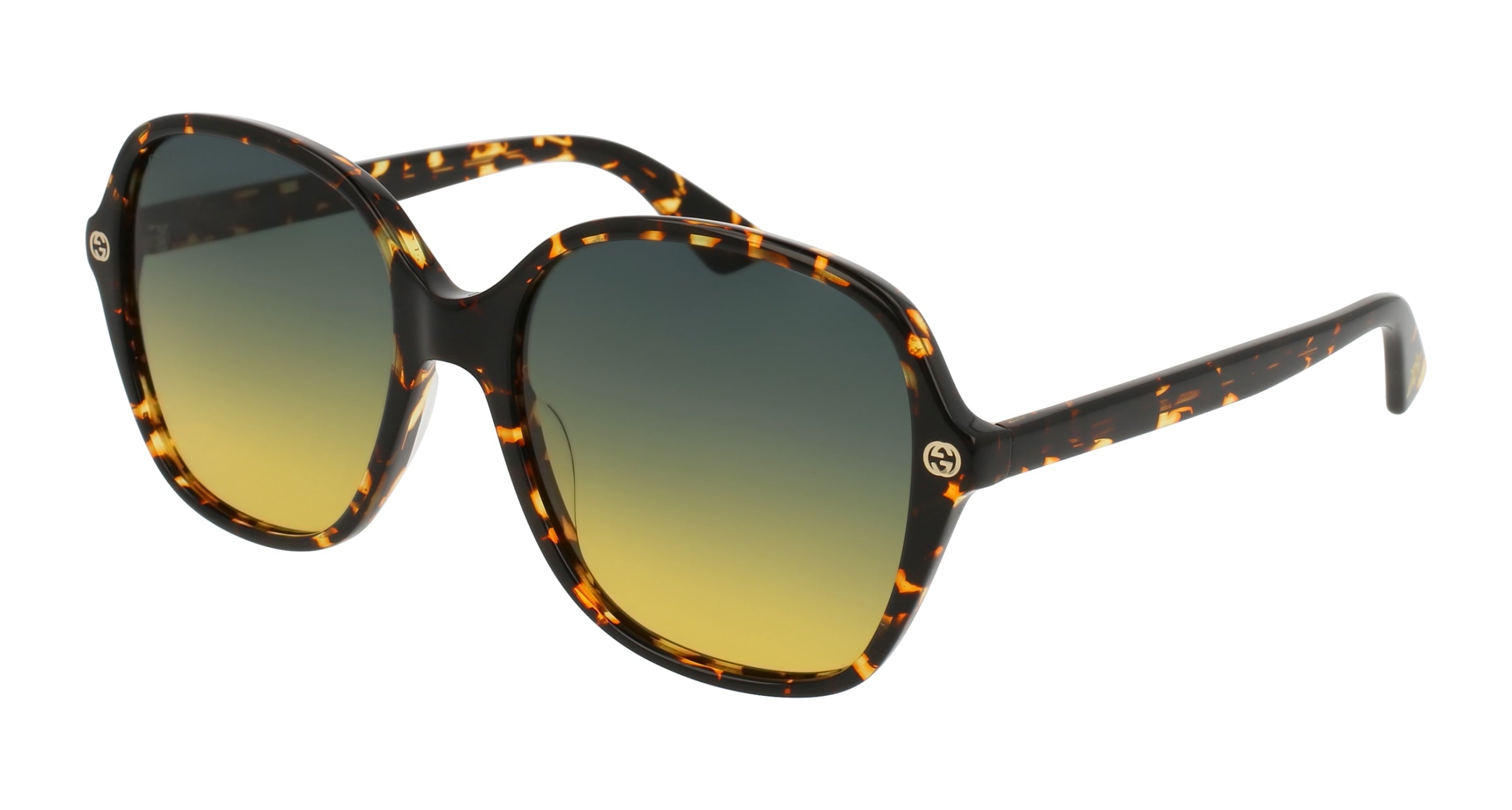 GUCCI スクエア　サングラス　レディース　GG0092S Gucci GG0092S Sunglasses | Select Eyewear