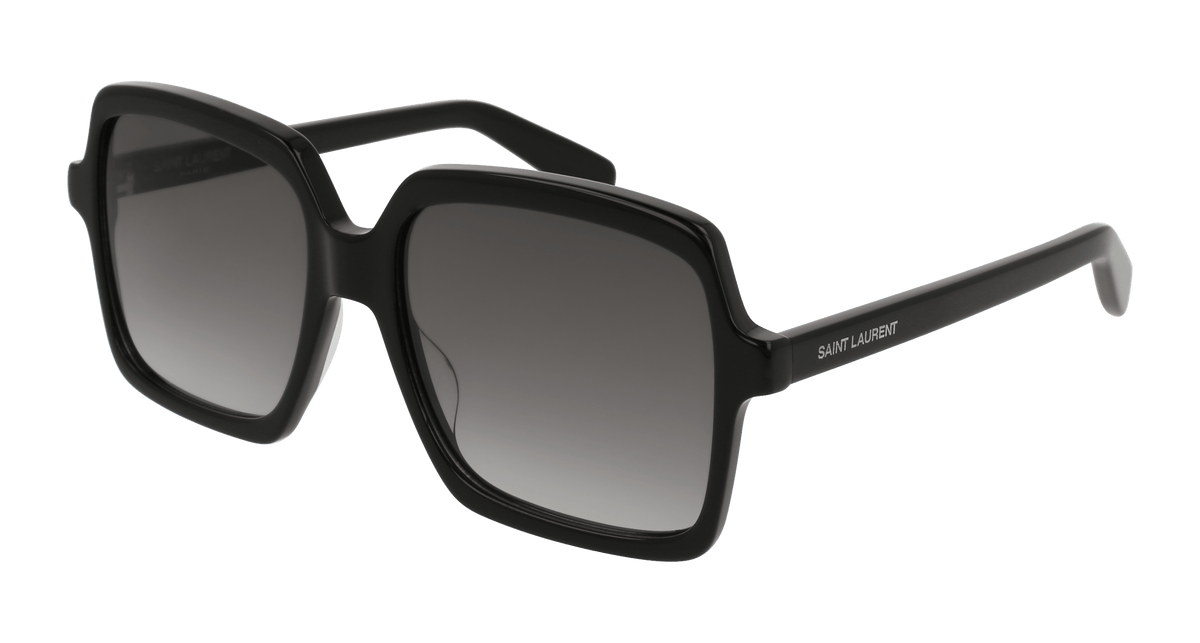BNIB Saint Laurent SL 174 002 Tortoiseshell Acetate Square Frame Sunglasses Blac Saint Laurent SL 174 Sunglasses | Select Eyewear main image 3