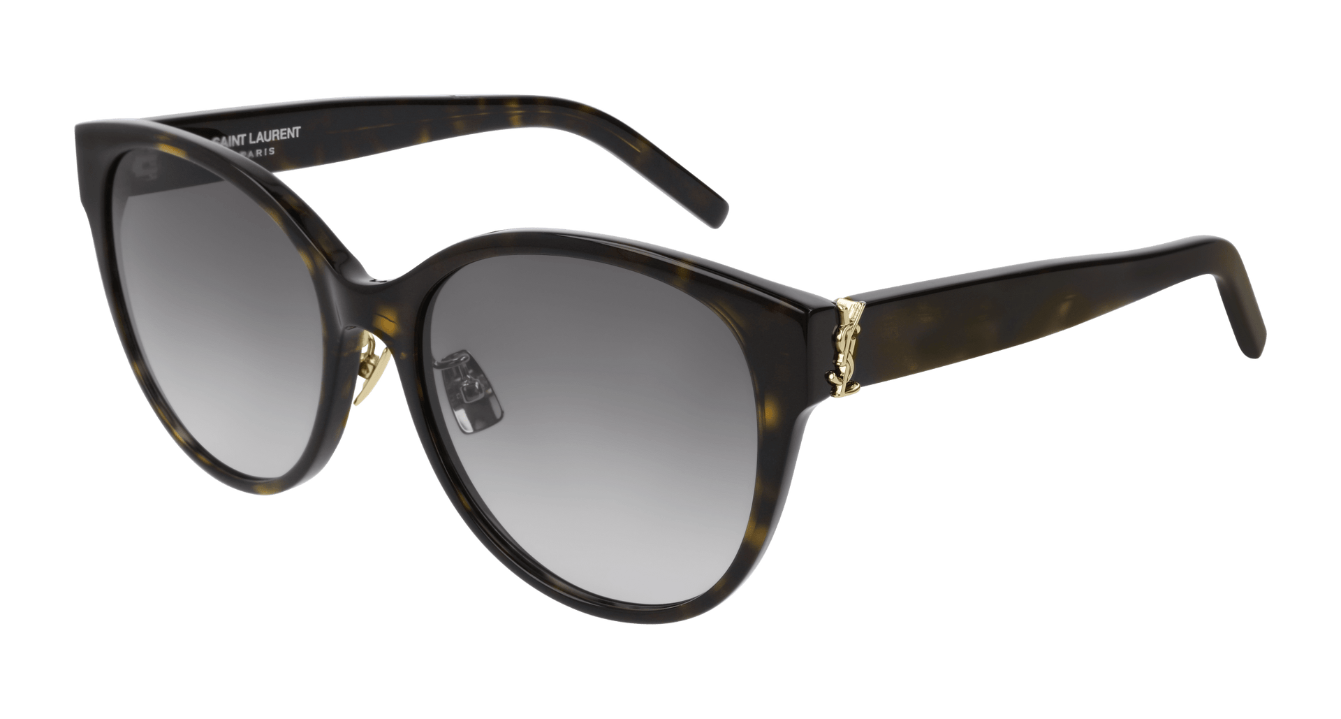サンローラン　YSL金具　サングラス　SL M39/K ブラック Saint Laurent SL M39/K Sunglasses | Select Eyewear