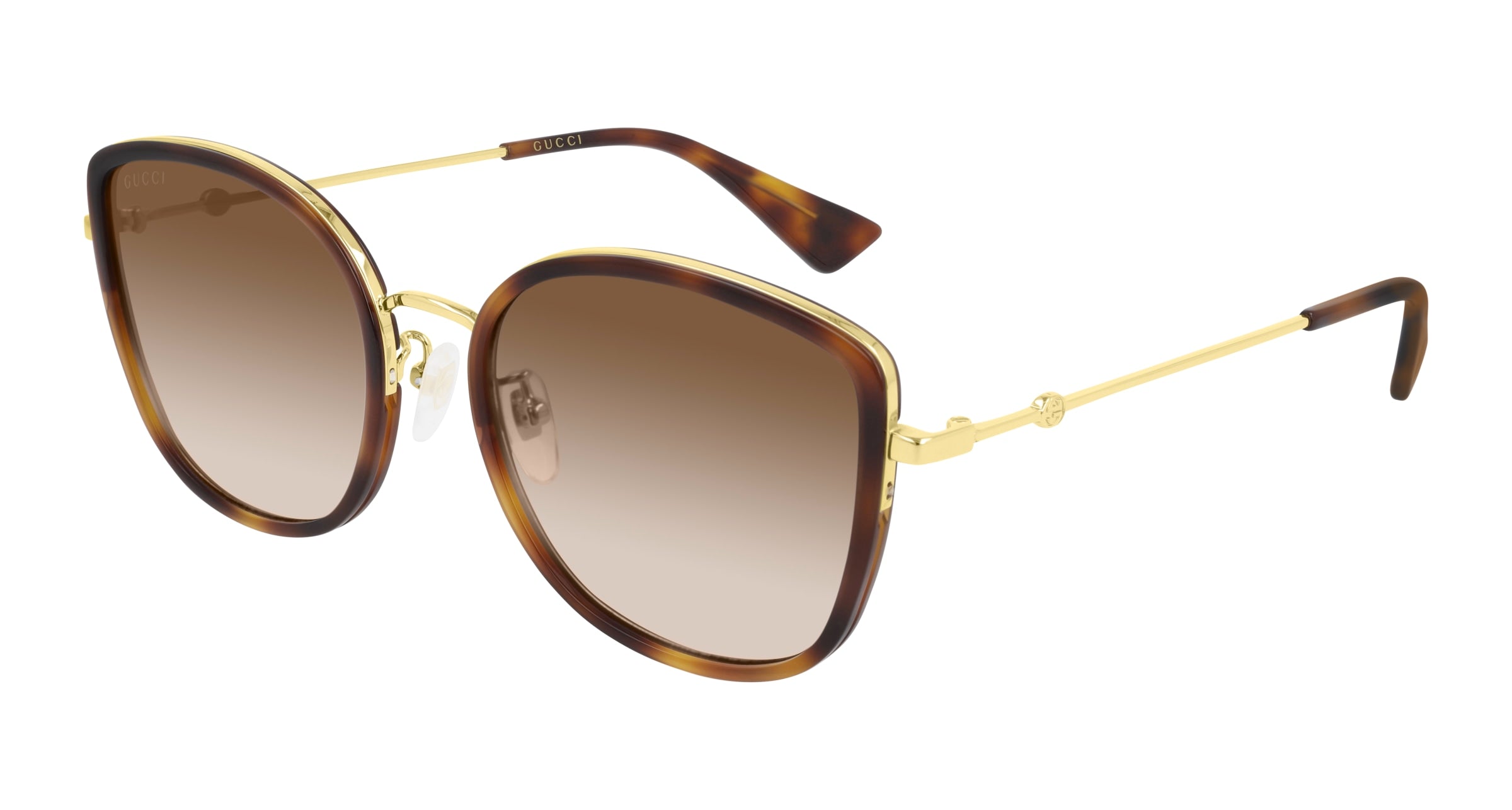 グッチ バタフライ型サングラス GG0606SK 6219744 Gucci GG0606SK Sunglasses | Select Eyewear