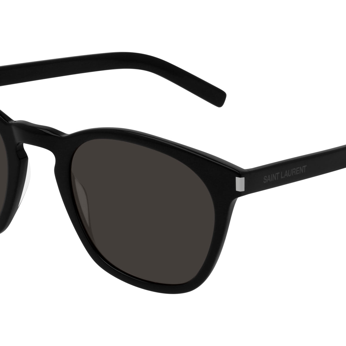 Saint Laurent SL28 Slim Sunglasses CLASSIC SL 28 in Black | Saint Laurent | YSL US | ID  main image 3