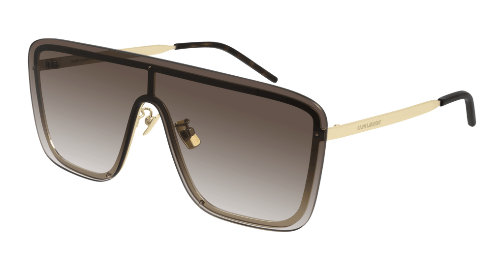 Saint Laurentサンローラン SL 364 MASKブラックサングラス Amazon.com: SAINT LAURENT SL 364 Mask Shape Sunglasses With