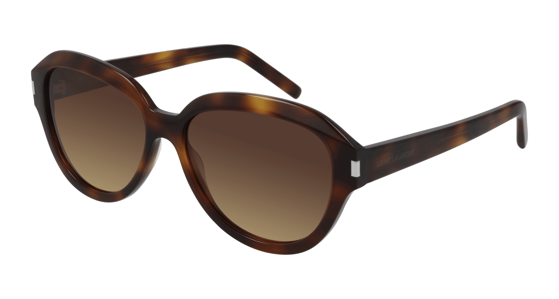 SAINT LAURENT ブラック サングラス【美品】 58サイズ SL400 SAINT LAURENT SL 400 001 Black Oval Round Women's 58 mm Sunglasses