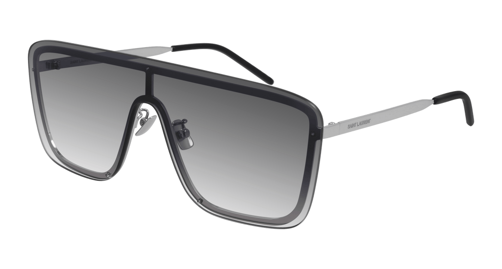 Saint Laurentサンローラン SL 364 MASKブラックサングラス Amazon.com: SAINT LAURENT SL 364 Mask Ace Classic Shape