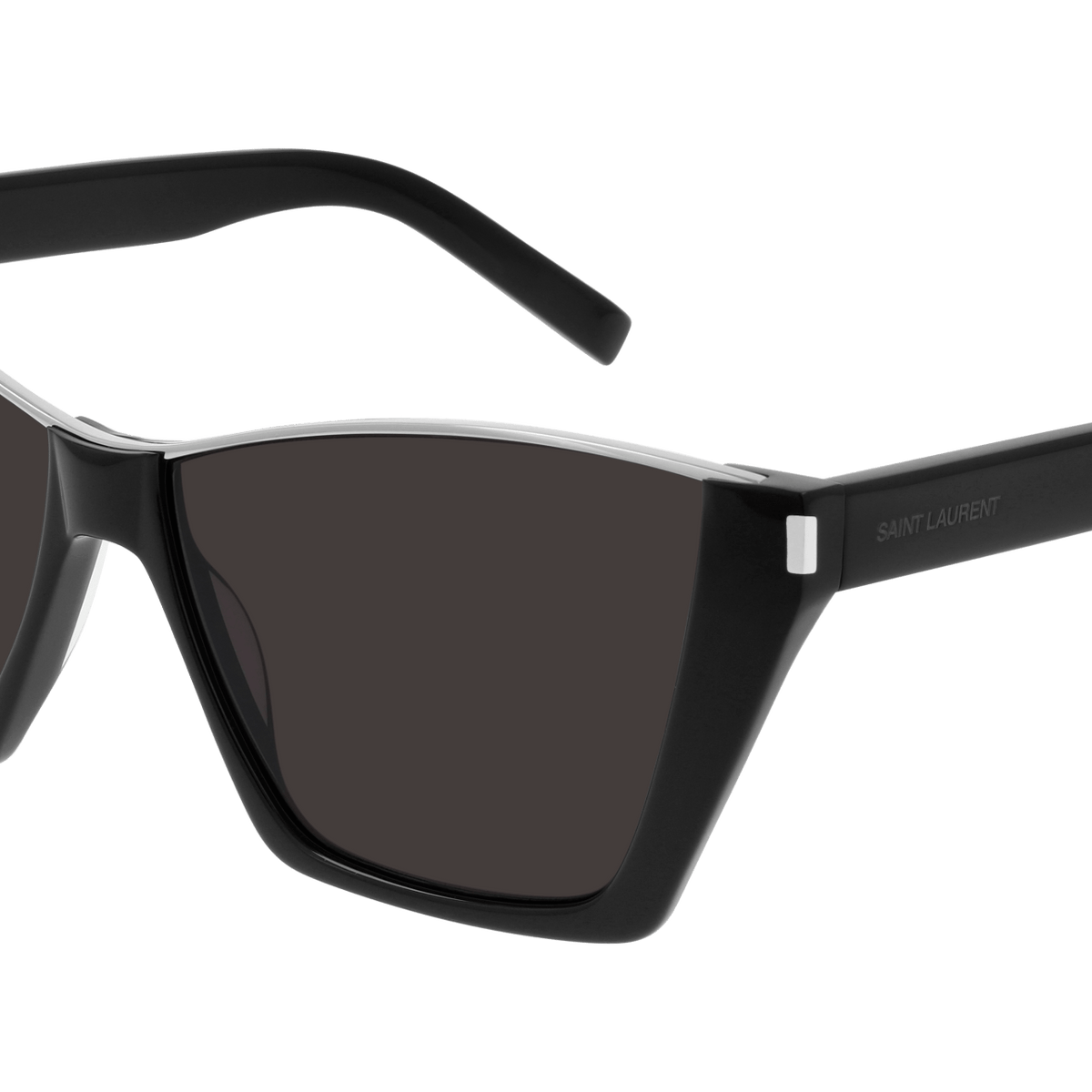 Saint Laurent Women\'s Sunglasses Frames SL 369 005 Kate Italy 58-13-140 ?SAINT LAURENT SL 369 KATE 005 Black Square Women main image 3