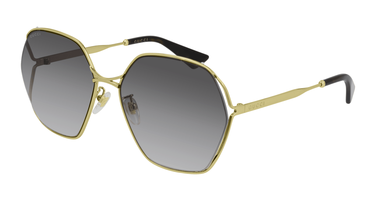 Gucci GG0818SA Butterfly Silver Hardware Grey Frame Sunglasses in Original Box Gucci White Butterfly Sunglasses for Women for sale | eBay main image 3