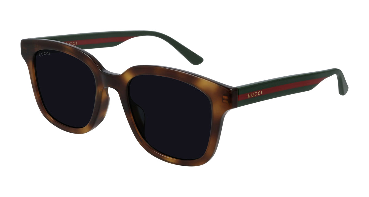 Gucci GG0847SK 001 Sunglasses Black Green Grey Square Unisex Gucci Sunglasses GG0847SK 001 Black-Green/Grey 53-21-145mm  main image 3