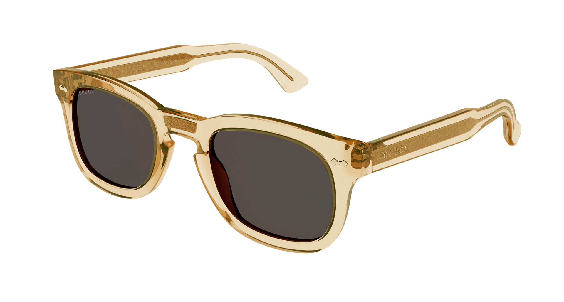 GUCCI グッチ　サングラス　ブラック　GG0182S Gucci GG0182S Black Clip On Sunglasses – Designer Daydream