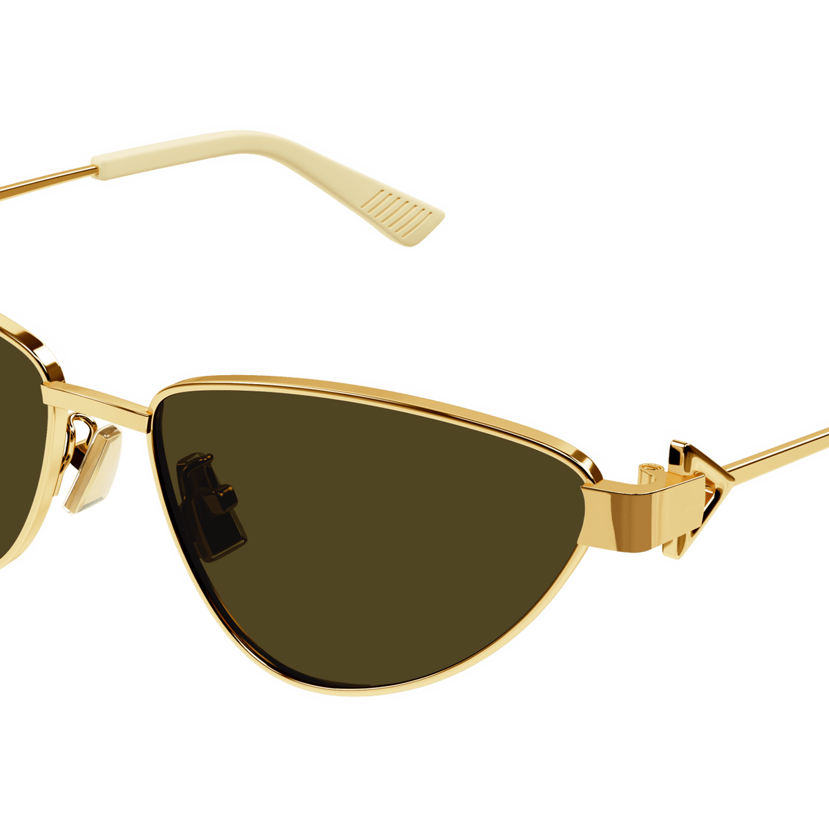 NEW BV1186S 002 BOTTEGA VENETA SUNGLASSES  GOLD/BROWN WOMEN EYEWEAR BOTTEGA VENE Bottega Veneta BV1186S Sunglasses | Select Eyewear main image 3