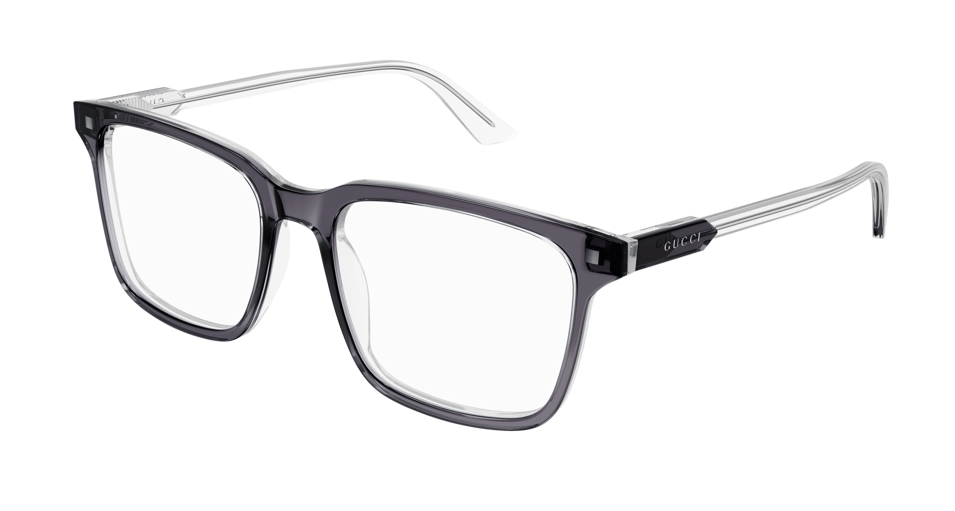 ち*り様 00s archive GUCCI clear Square eyew GUCCI GG 11590 002 TRANSPARENT TEAL DESIGNER AUTHENTIC EYEGLASSES