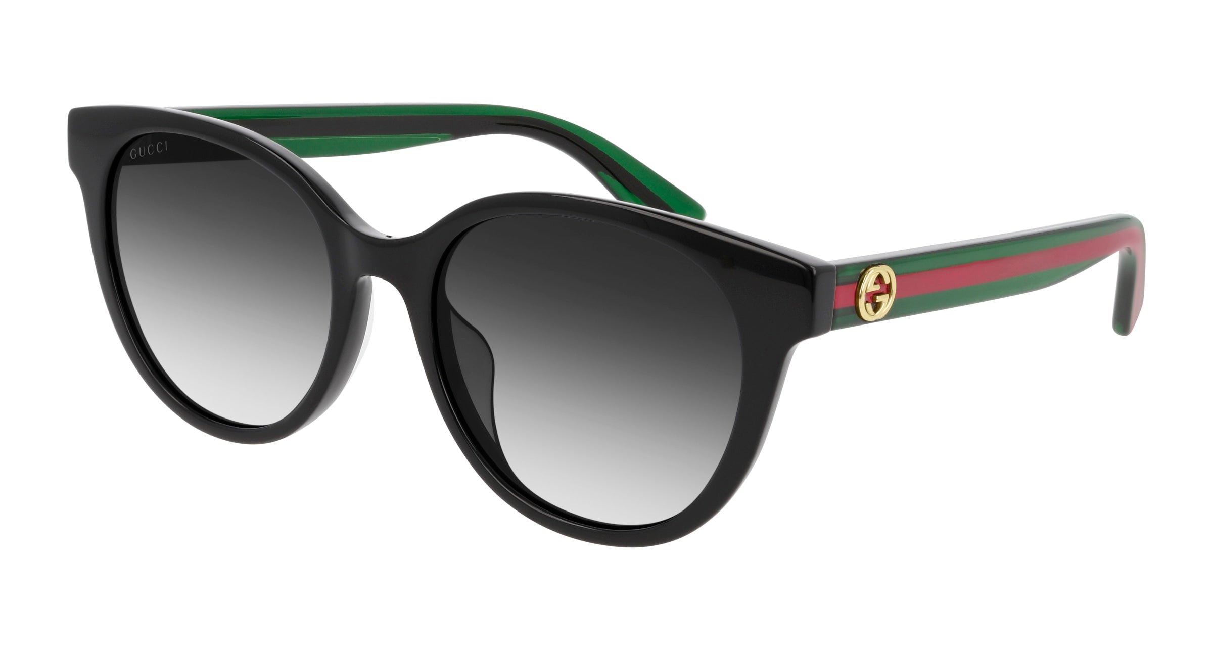 Gucci GG0702SK サングラス ブラック/グリーン/レッド Gucci GG0702SKN Sunglasses | Select Eyewear