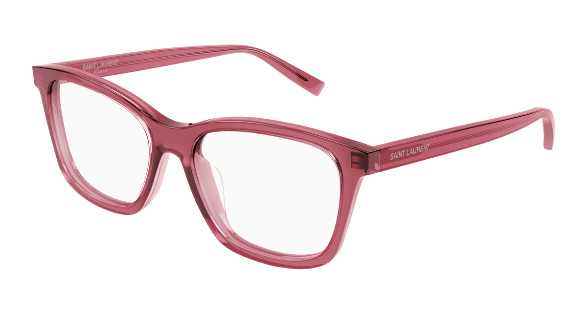 Yves Saint Laurent Red Glitter Eyeglass Frame - 140/48/22 UNISEX Saint Laurent SL 482 Eyeglasses | Select Eyewear main image 3