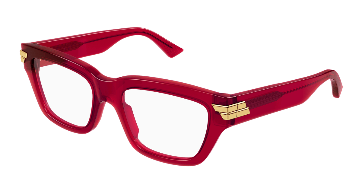 Bottega Veneta Eyeglasses Bv1110o 003 Red Red Transparent 56/19/145 - NWT Bottega Veneta® BV1226O Cat-Eye eyeglasses - EuroOptica main image 3