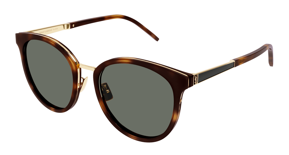 Saint Laurent Acetate Sunglasses SL101k Saint Laurent SL 1 K L (59 - 13) with Grey lenses and Black  main image 2