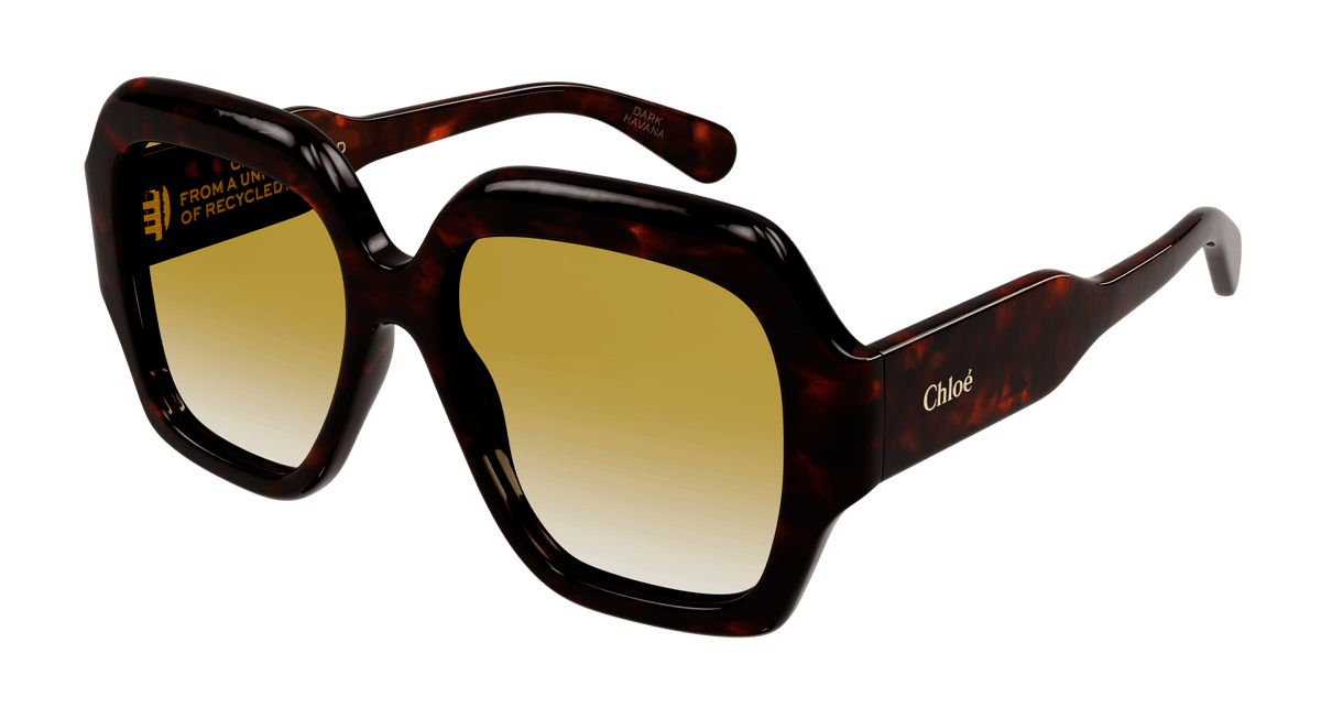 Authentic Chloe sunglassses CL 2165 made in France CH0286S Chloé Rectangular Sunglasses 001 Grey - eye-oo.com main image 2