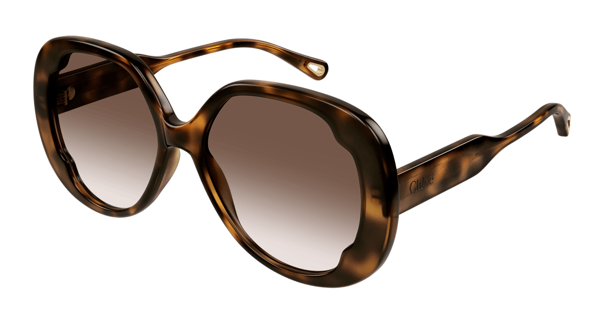 Chloe tortoise shell sunglasses. Chloé - Limited Edition Ethical Gayia Soft Square Sunglasses  main image 2