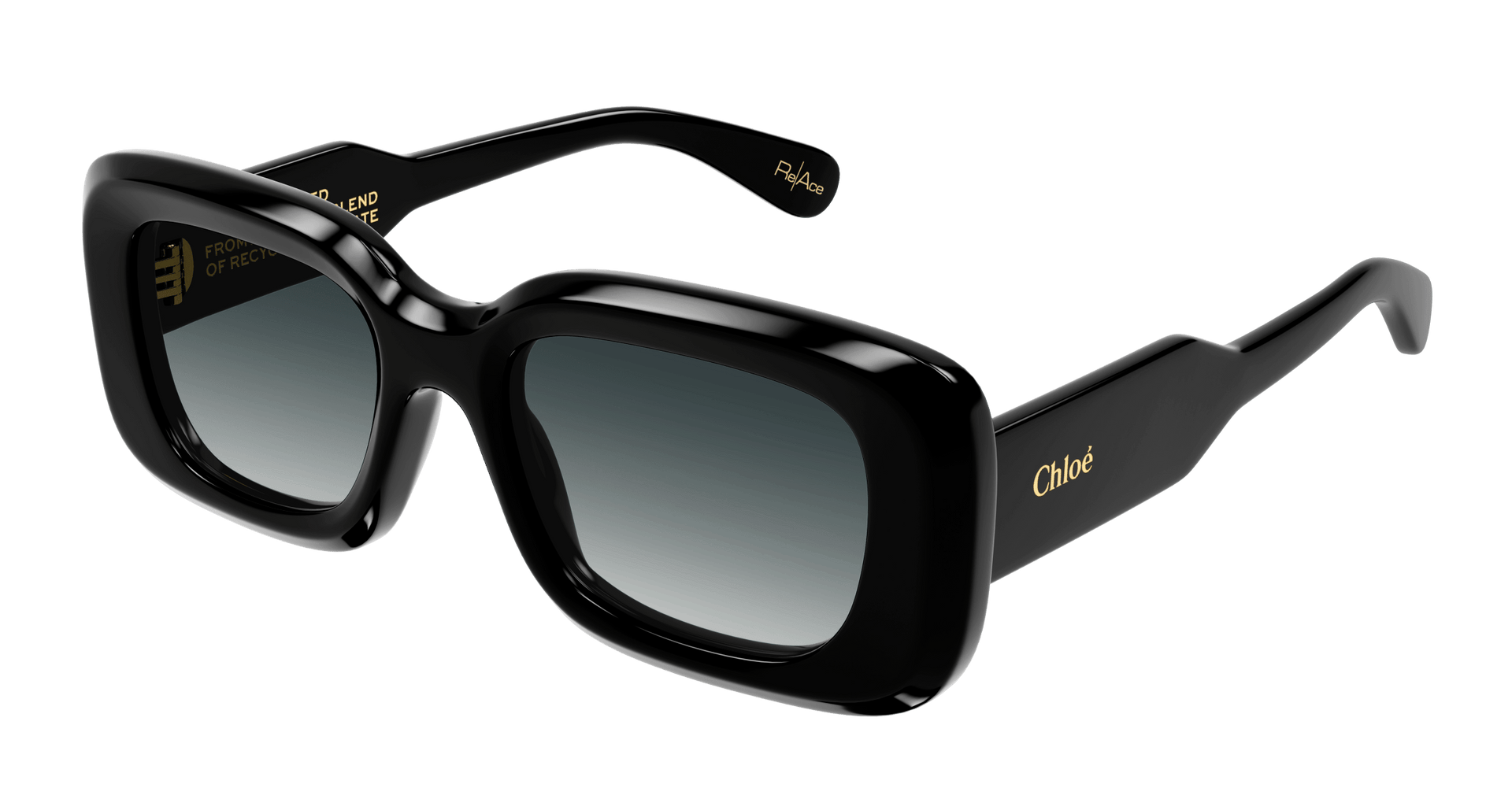 Chloe sunglasses ゴールド/ハバナ/フラッシュブルーレンズ Chloe Sunglasses ZELIE CH0086SA 004