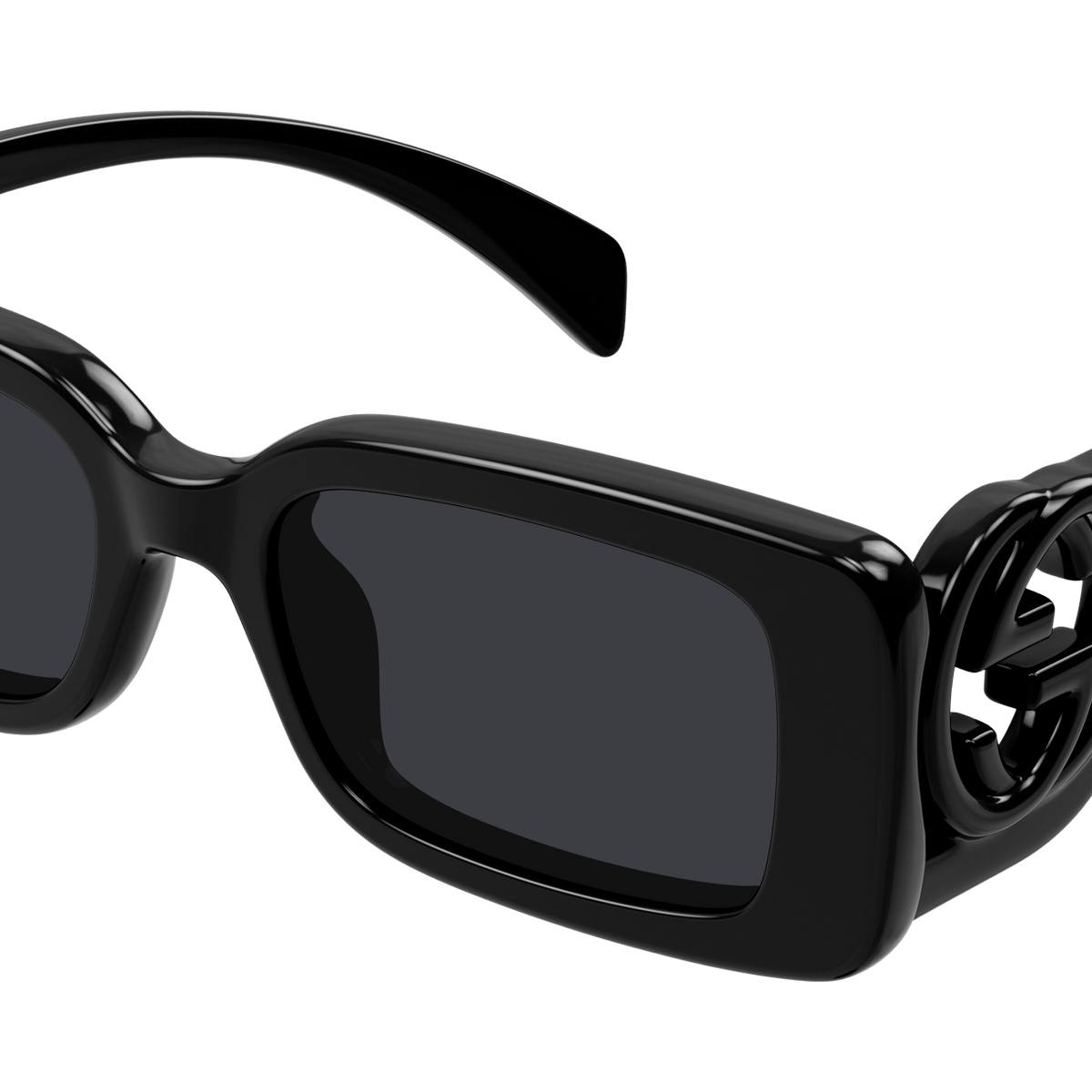 NEW!!! GUCCI Sunglasses GG1325S 001, Authentic Gucci GG1325S 001 GG Rectangle Sunglasses - US main image 2