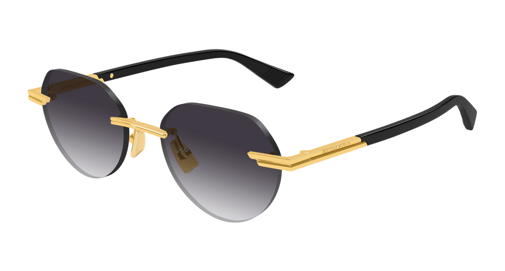 サングラス Bottega Veneta Dark Green Acetate Ultrathin Sunglasses Bottega Veneta BV1379S Sunglasses | Select Eyewear