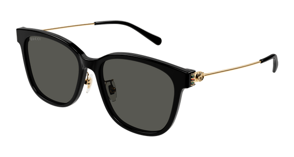GUCCI サングラス Gucci GG0884SA 001 Sunglasses Women's Black-Gold/Grey Gradient