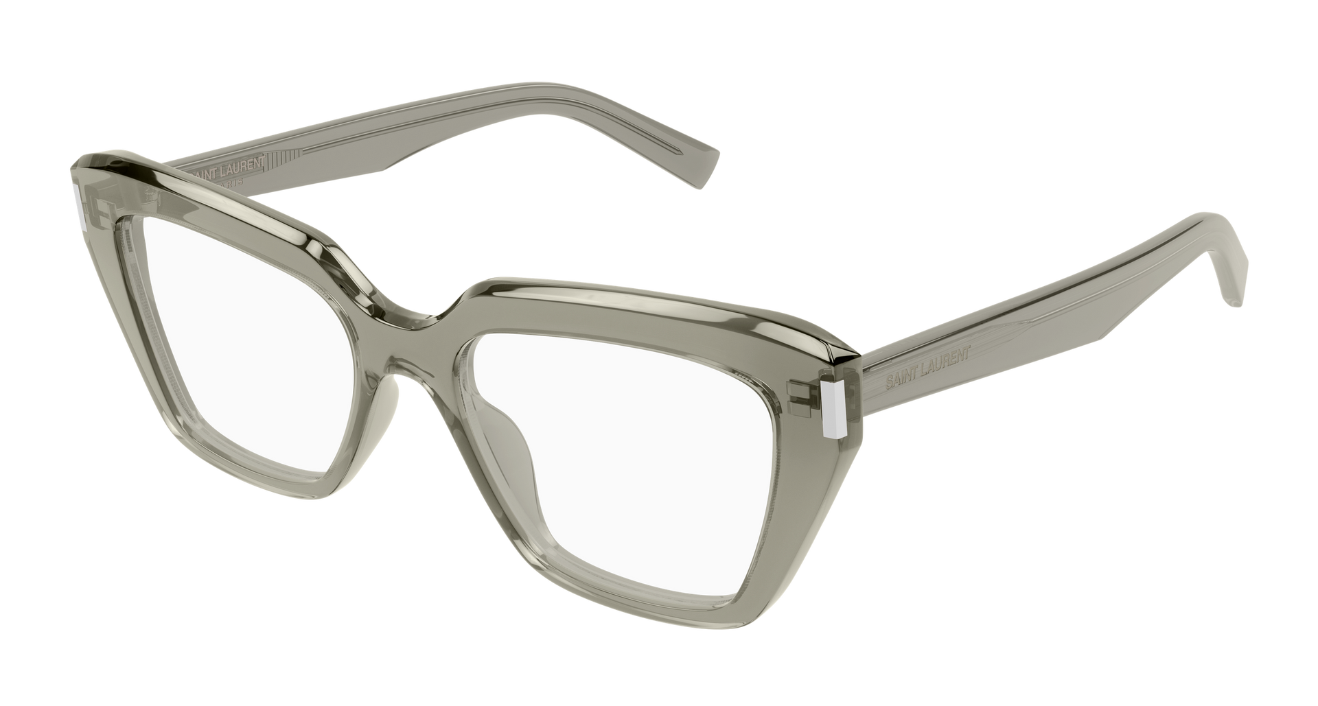 YvesSaintLaurent(YSL) イヴサンローラン メガネフレーム  YSLロゴ/メタル/ 31-5702   ゴールドカラー×ブラック レディース / 240001200535 Yves Saint Laurent（イヴ・サンローラン） 新品同様 眼鏡 メガネ