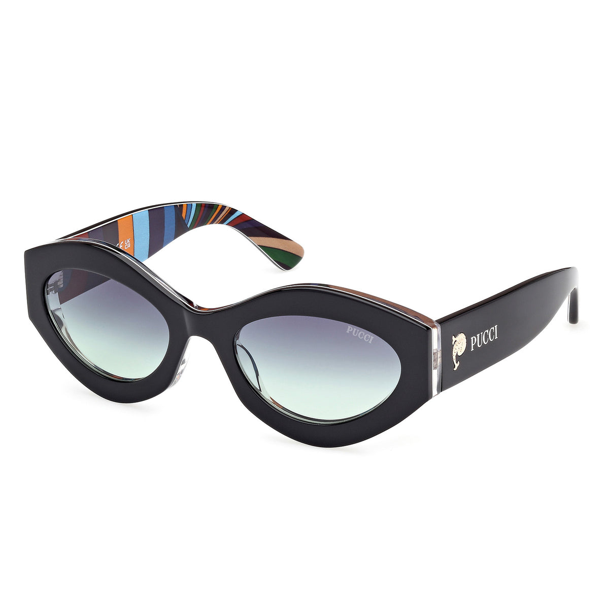 # EMILIO PUCCI Sunglasses EP0095-66S-55 Emilio Pucci 91440 PU 82 Vintage Cat Eye Sunglasses – Ed  main image 3
